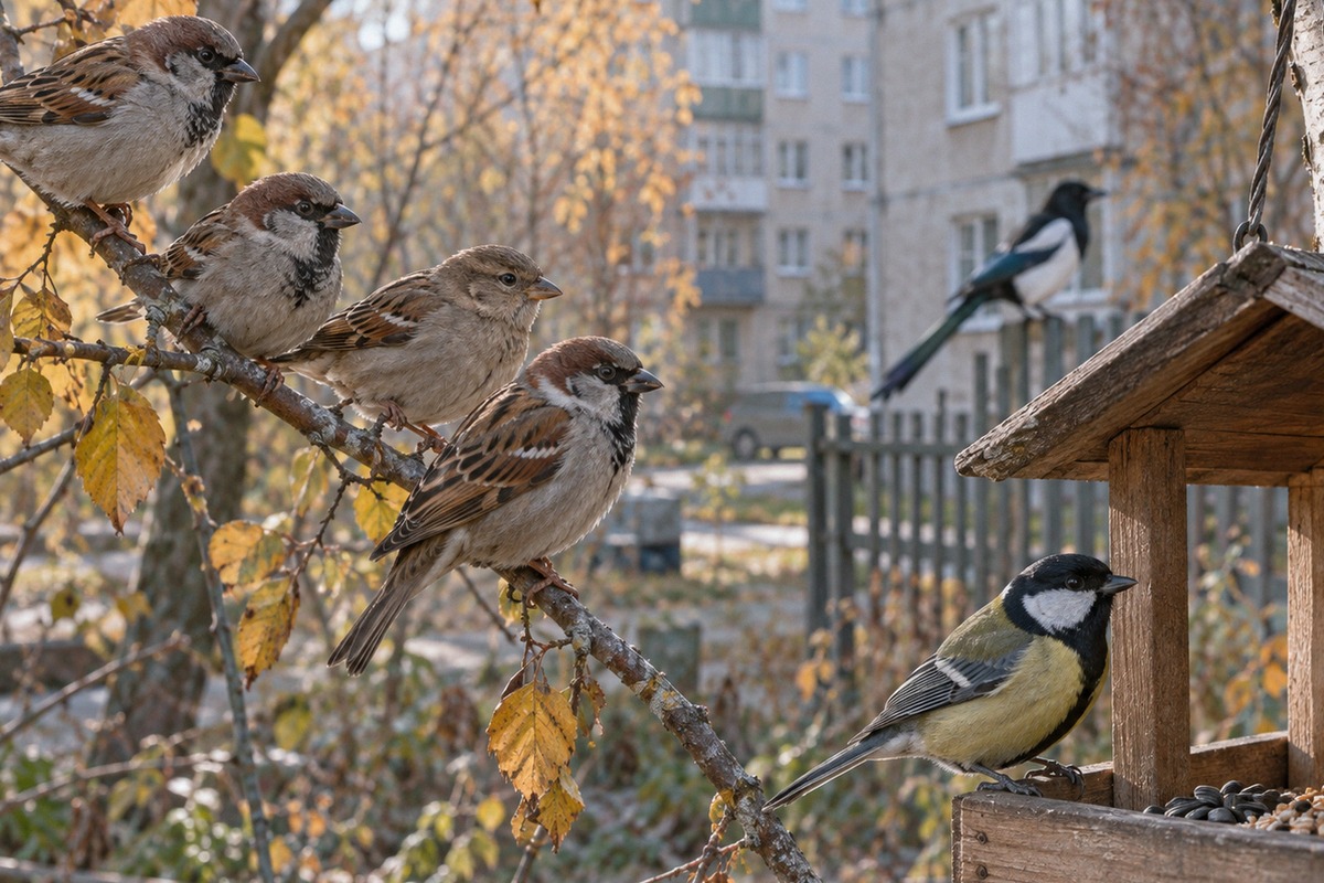 Породы птиц диких рядом с домом: кого можно увидеть